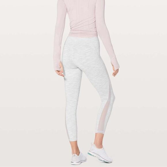 Lululemon Train Times 7/8 Pant 25" Leggings Wee Are From Space Nimbus Size 10 - Picture 2 of 8